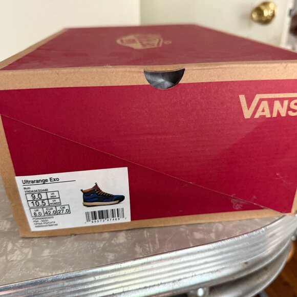 nwt in box vans m 8 w 9.5 gorpcore ultrarange exo hi mte (rare color)boots - Picture 2 of 5